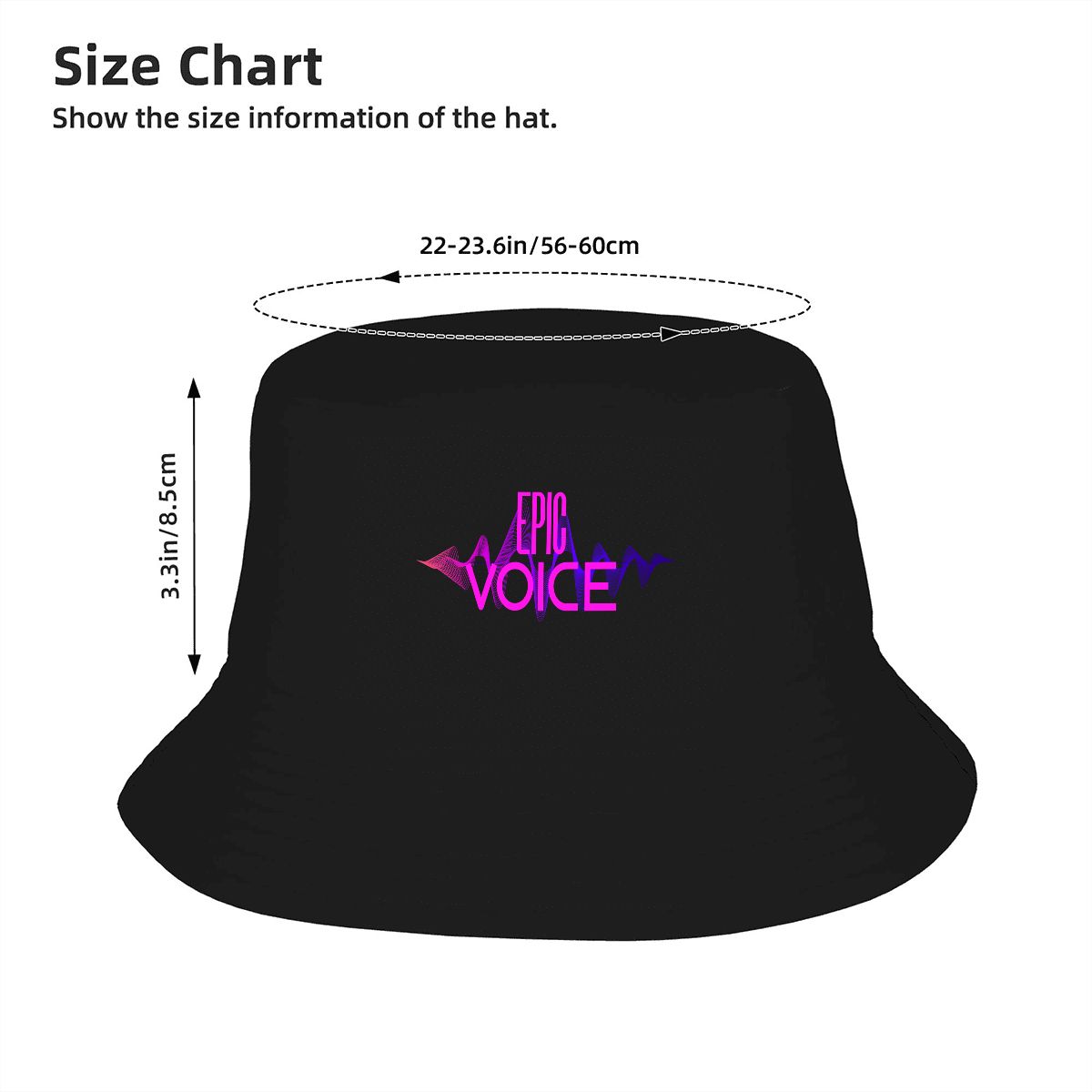 Adult DoubleLayer Bucket Hat (Made in USA)
