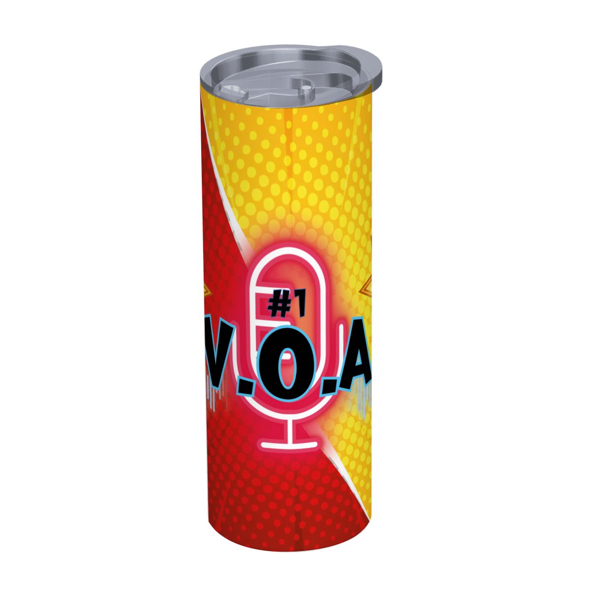 20oz Straight Stainless Steel Tumbler with Straw（Made in USA)