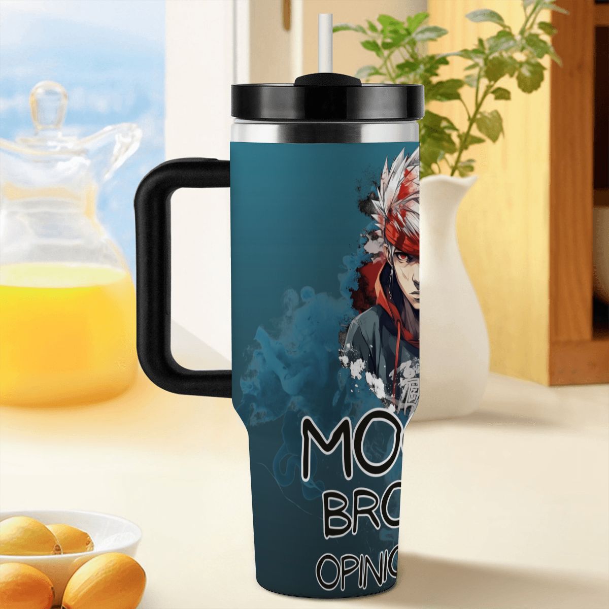 40oz Tumbler with Handle and Straw (Made in USA)