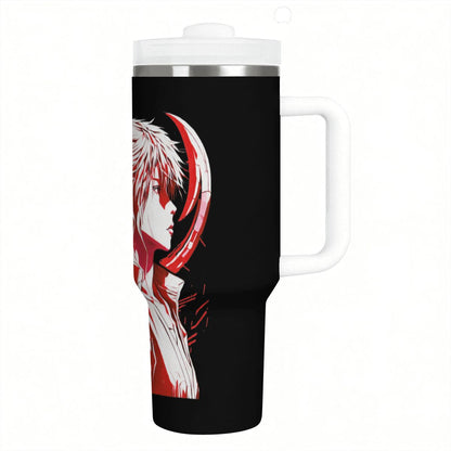 40oz Tumbler with Handle and Straw (Made in USA)
