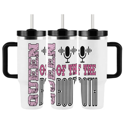 40oz Tumbler with Handle and Straw (Made in USA)