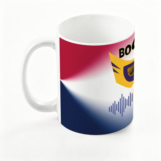 Get Your BOOTH MASK On: Large Colorful Mug (15oz)