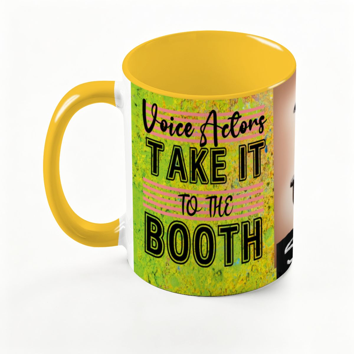 Voice Actors Take It To The Booth: Large Classic Ceramic Mug (15oz)