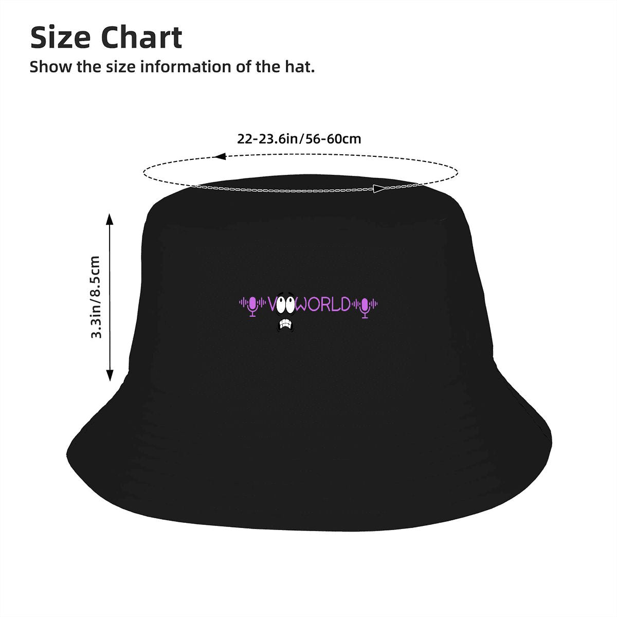 Adult Double Layer Bucket Hat (Made in USA)