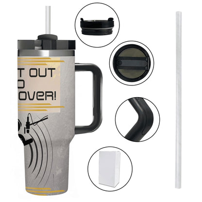40oz Tumbler with Handle and Straw (Made in USA)