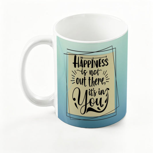 Motivational Quote:  Large Classic Ceramic Mug (15oz)