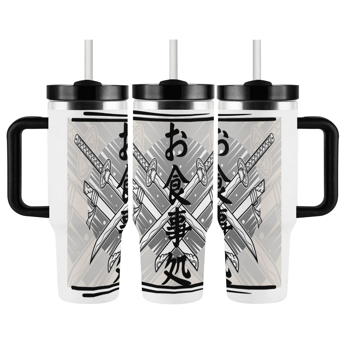 40oz Tumbler with Handle and Straw (Made in USA)