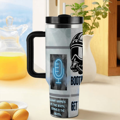 40oz Tumbler with Handle and Straw (Made in USA)