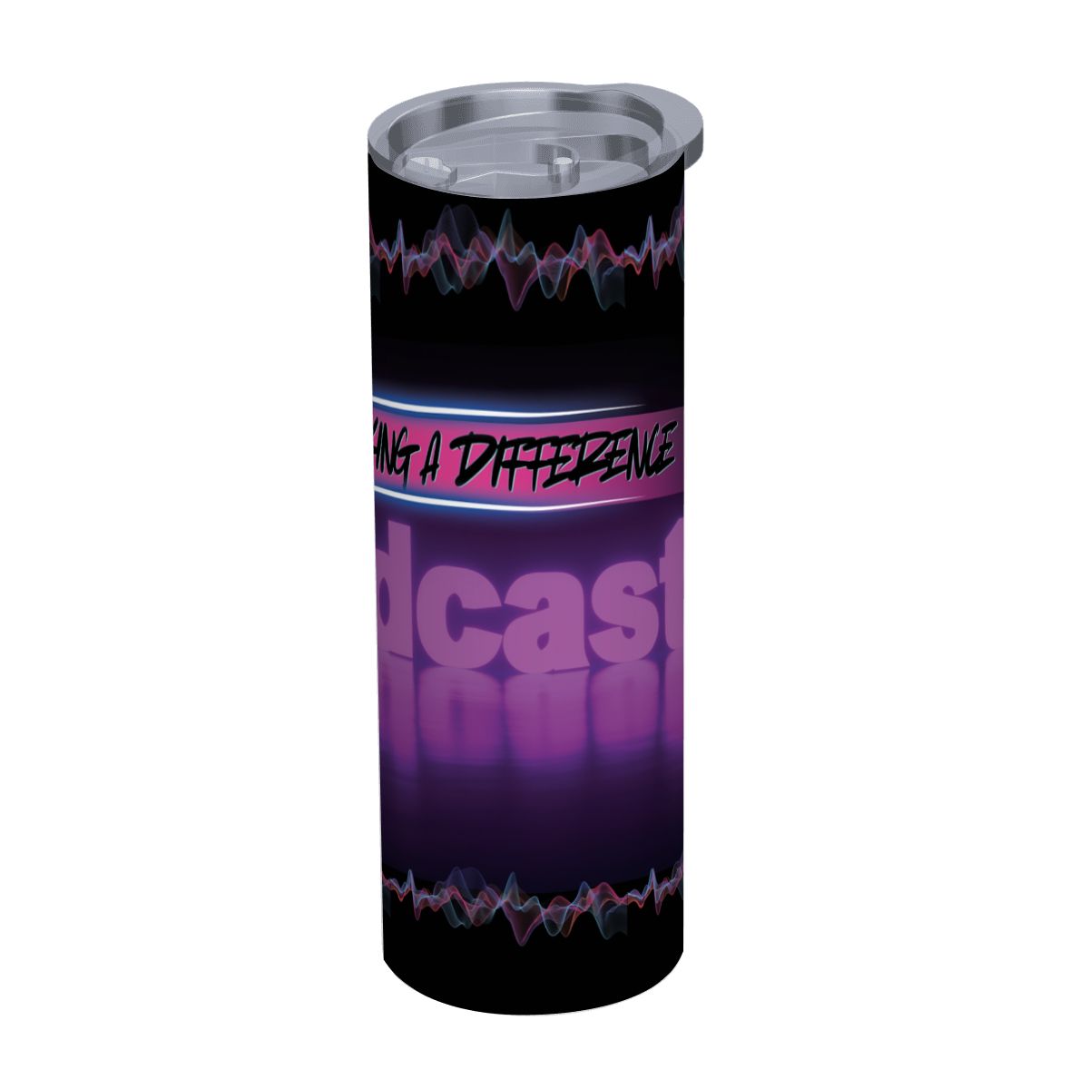 20oz Straight Stainless Steel Tumbler with Straw（Made in USA)