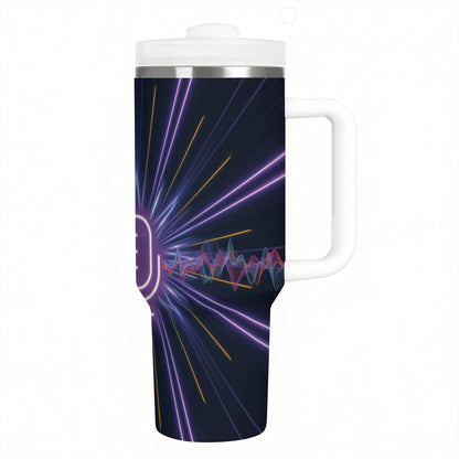 40oz Tumbler with Handle and Straw (Made in USA)