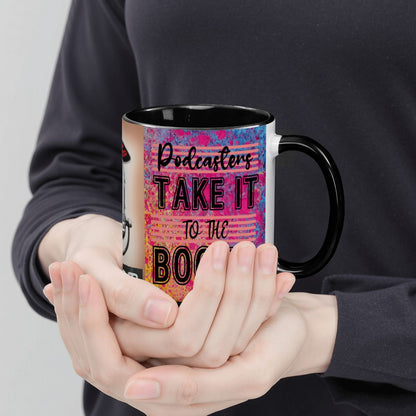 Podcasters Take It To The BOOTH: Large Classic Ceramic Mug (15oz)