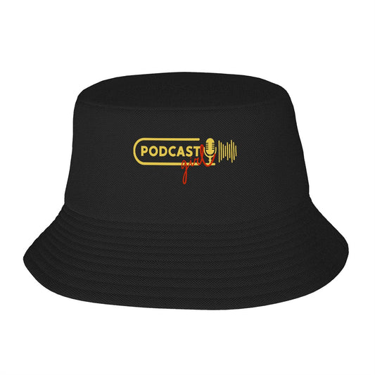Shout Out to Podcast Girl: Classic Adult Double Layer Bucket Hat