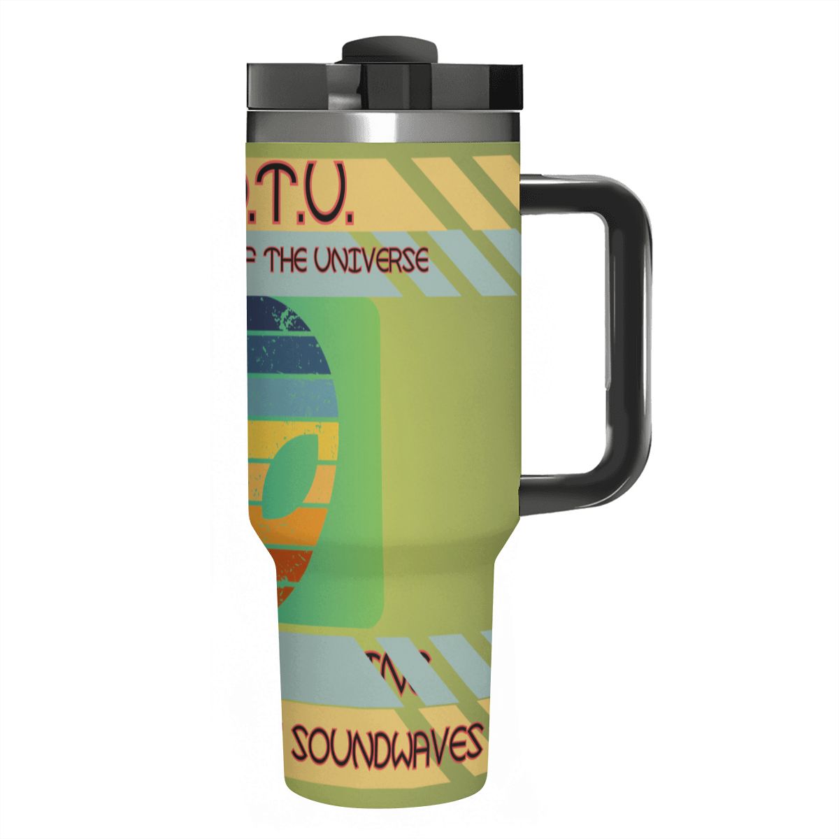 40oz Tumbler with Handle and Straw (Made in USA)