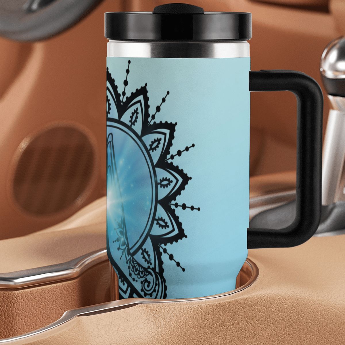 40oz Tumbler with Handle and Straw (Made in USA)