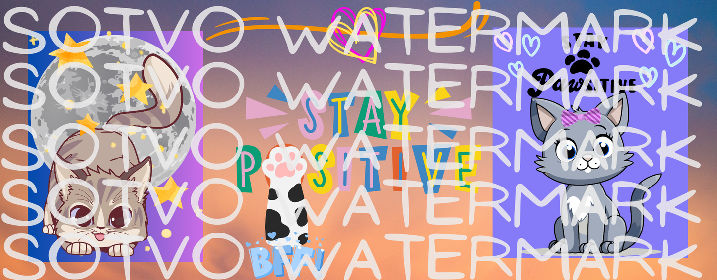 Motivational Voice Over "Pawsitive": Classic Ceramic White Glossy Mug