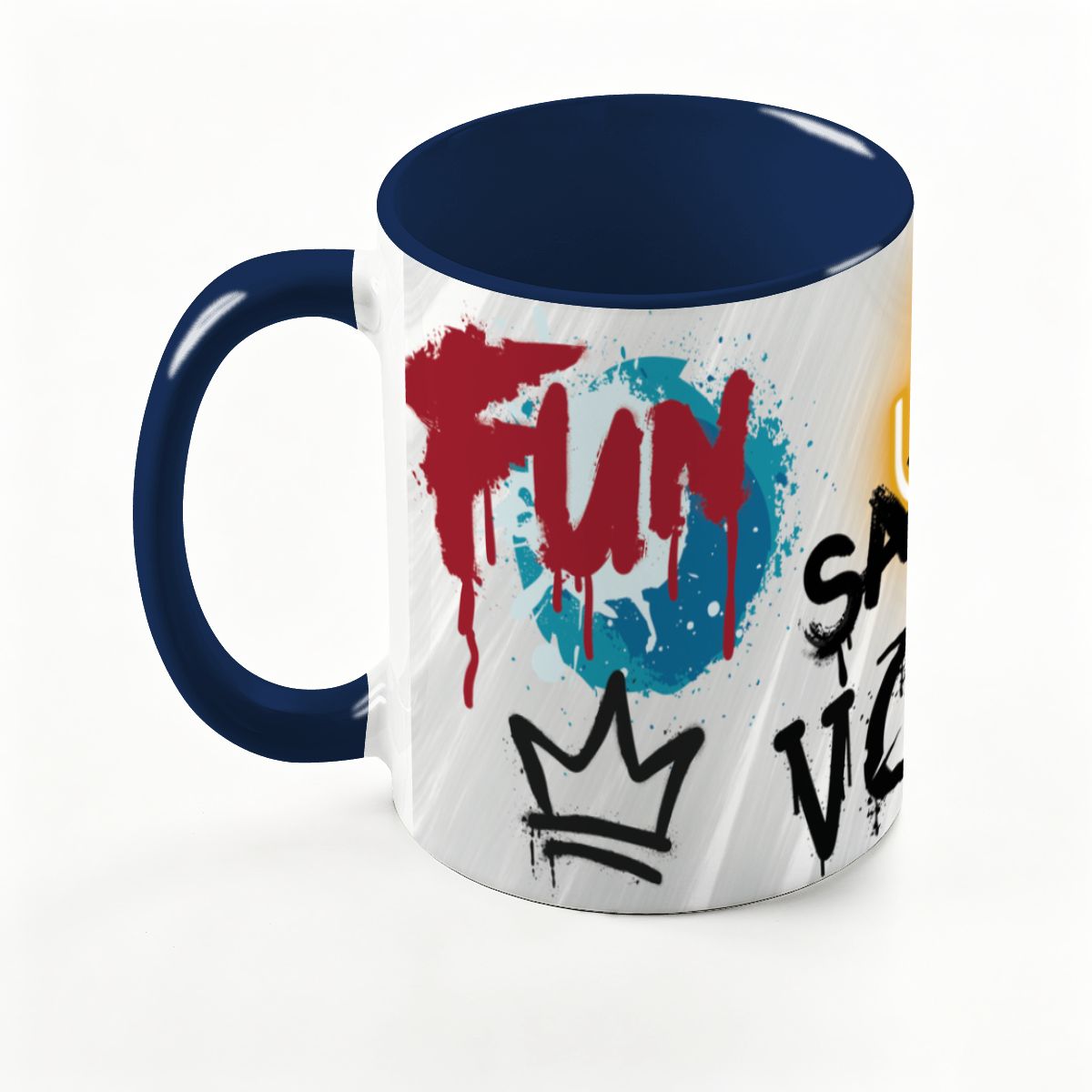Large Colorful Mug (15oz) (Made in USA)
