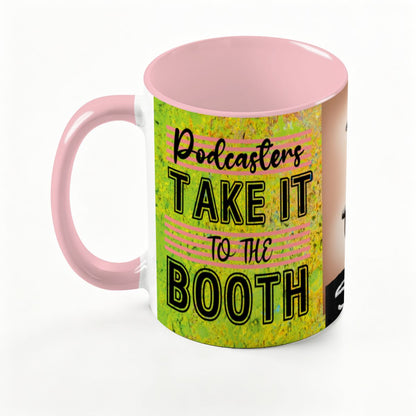 Podcasters Take It To The BOOTH: Large Classic Ceramic Mug (15oz)