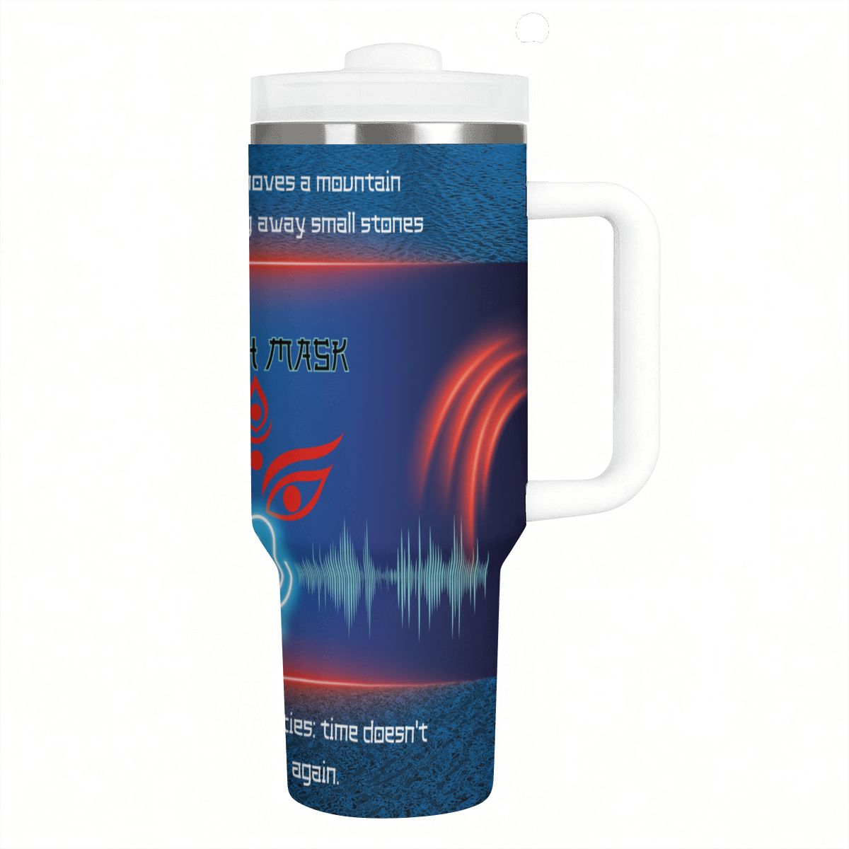 40oz Tumbler with Handle and Straw (Made in USA)