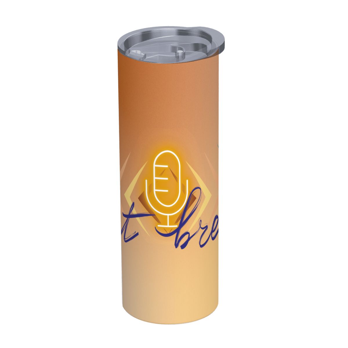 20oz Straight Stainless Steel Tumbler with Straw