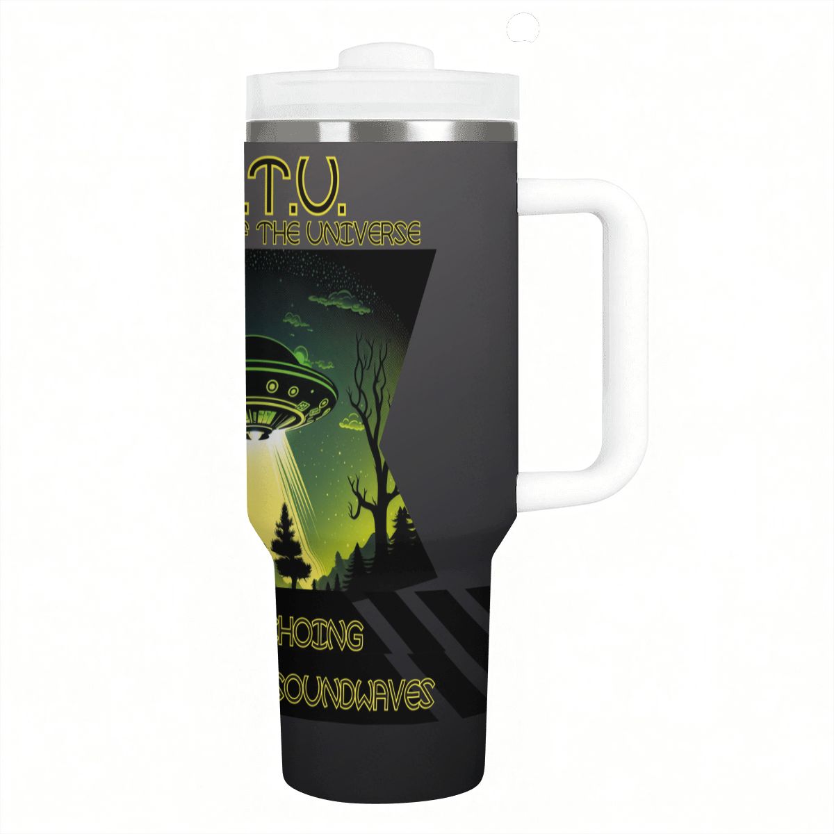 40oz Tumbler with Handle and Straw (Made in USA)