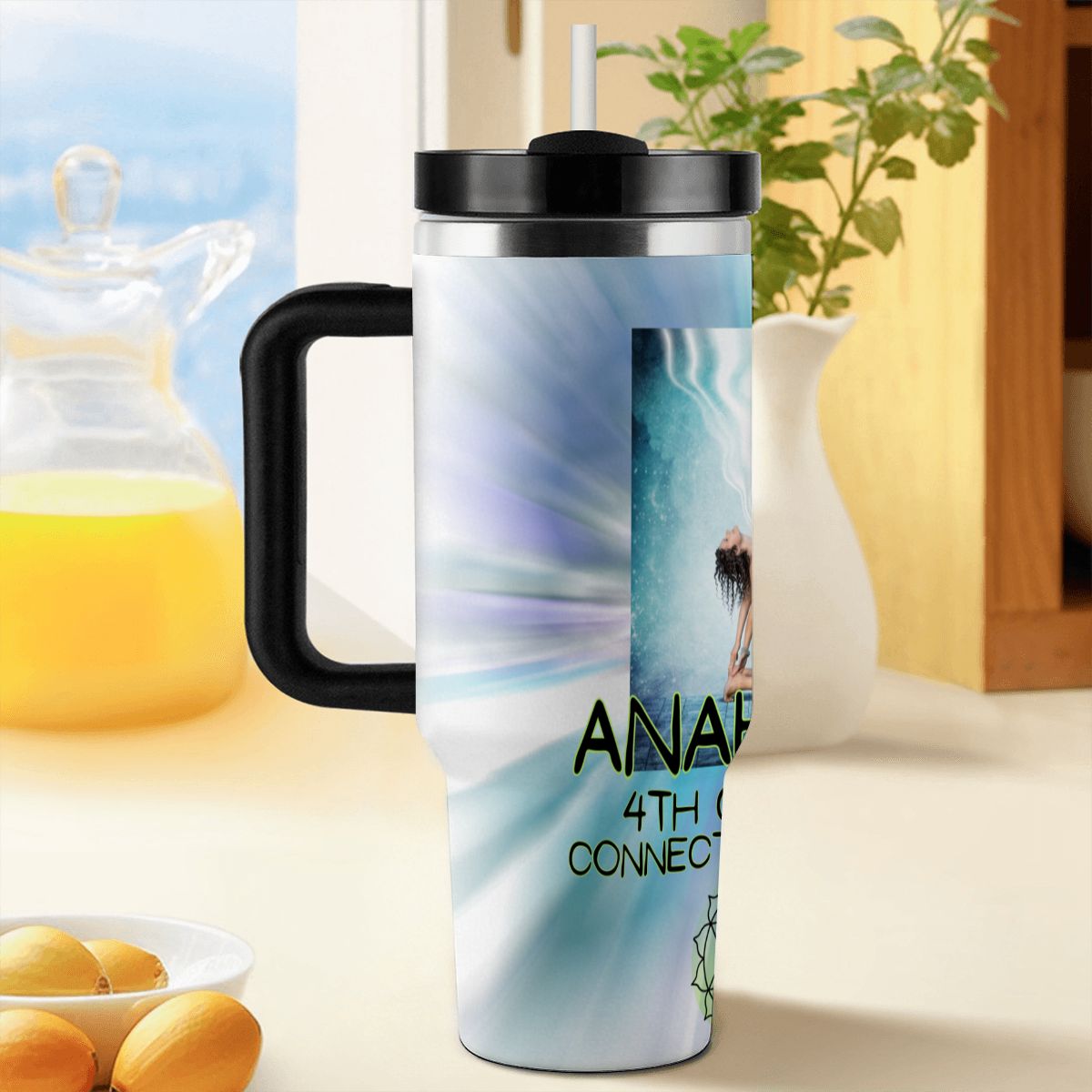 40oz Tumbler with Handle and Straw (Made in USA)