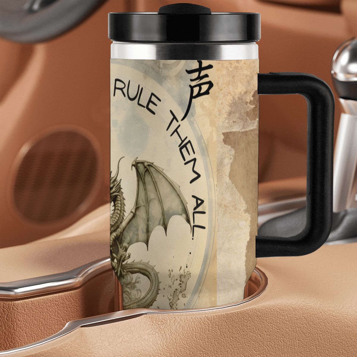 40oz Tumbler with Handle and Straw (Made in USA)