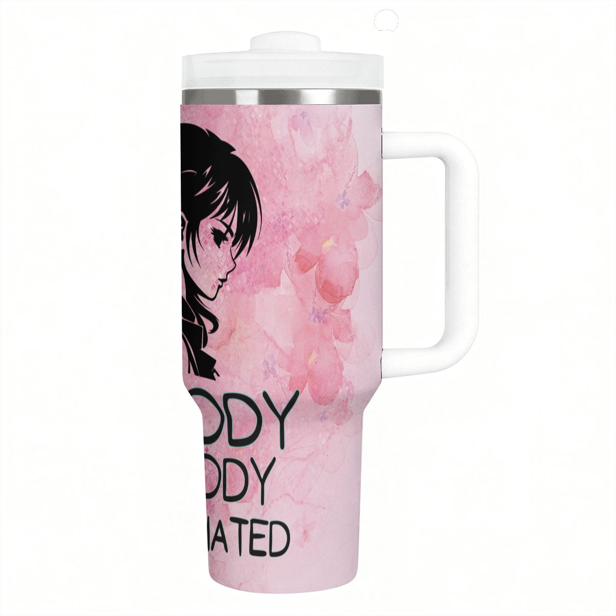 40oz Tumbler with Handle and Straw (Made in USA)