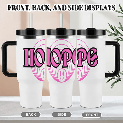 40oz Tumbler with Handle and Straw (Made in USA)