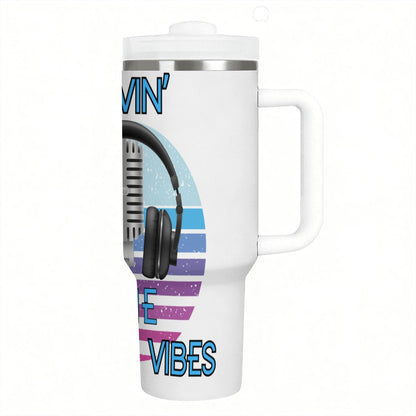 40oz Tumbler with Handle and Straw (Made in USA)