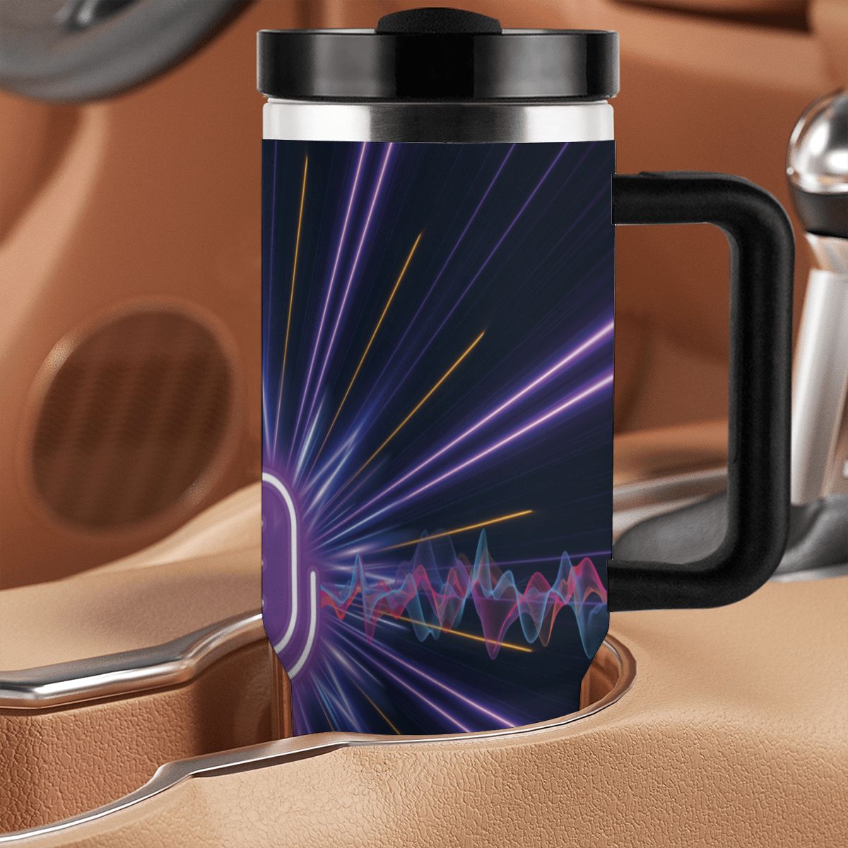 40oz Tumbler with Handle and Straw (Made in USA)