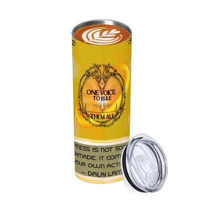 20oz Straight Stainless Steel Tumbler with Straw（Made in USA)