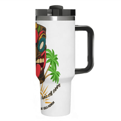 40oz Tumbler with Handle and Straw (Made in USA)