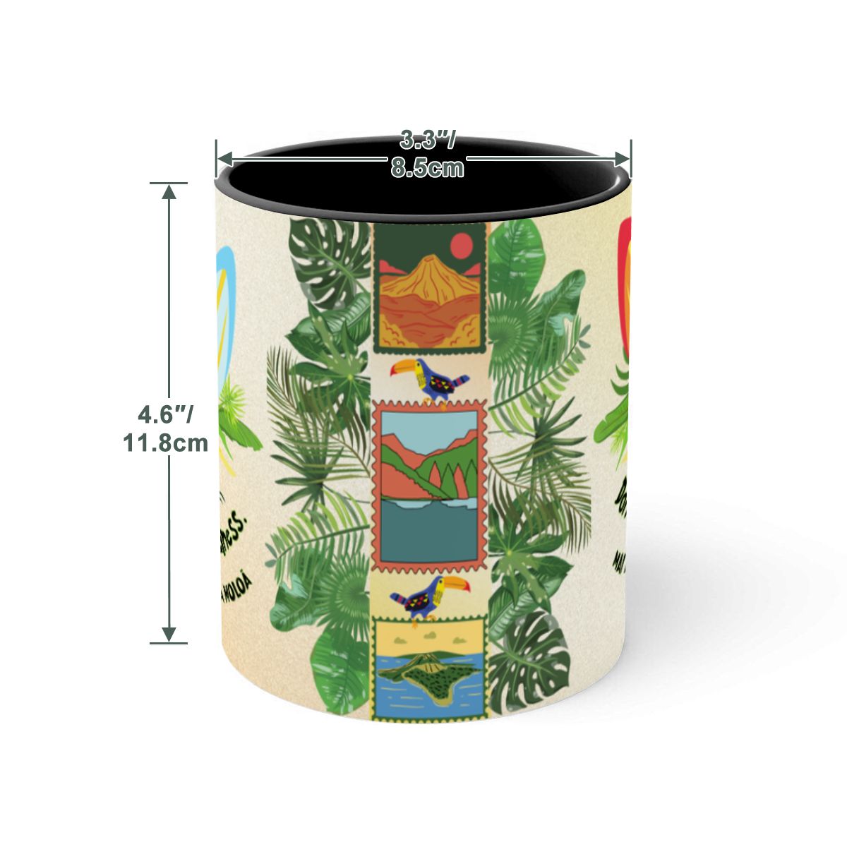 Large Colorful Mug (15oz) (Made in USA)