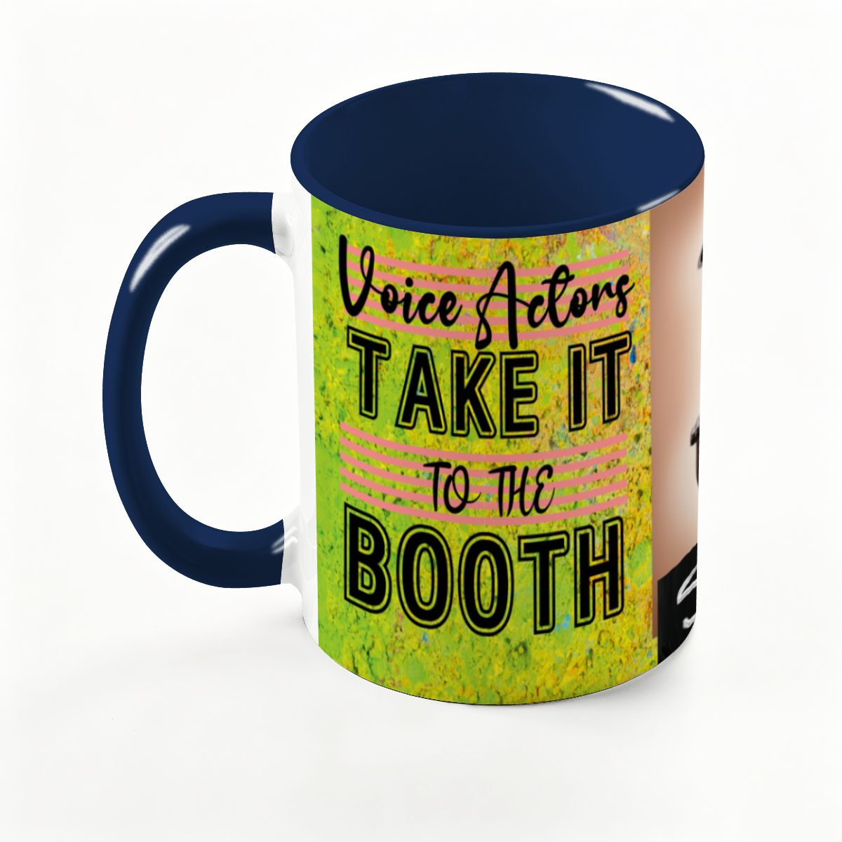 Voice Actors Take It To The Booth: Large Classic Ceramic Mug (15oz)