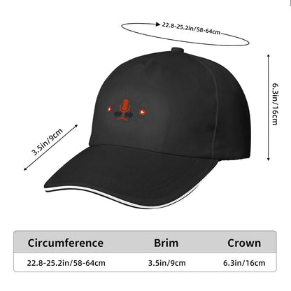 Sandwich Brim Baseball Cap (Made in USA)