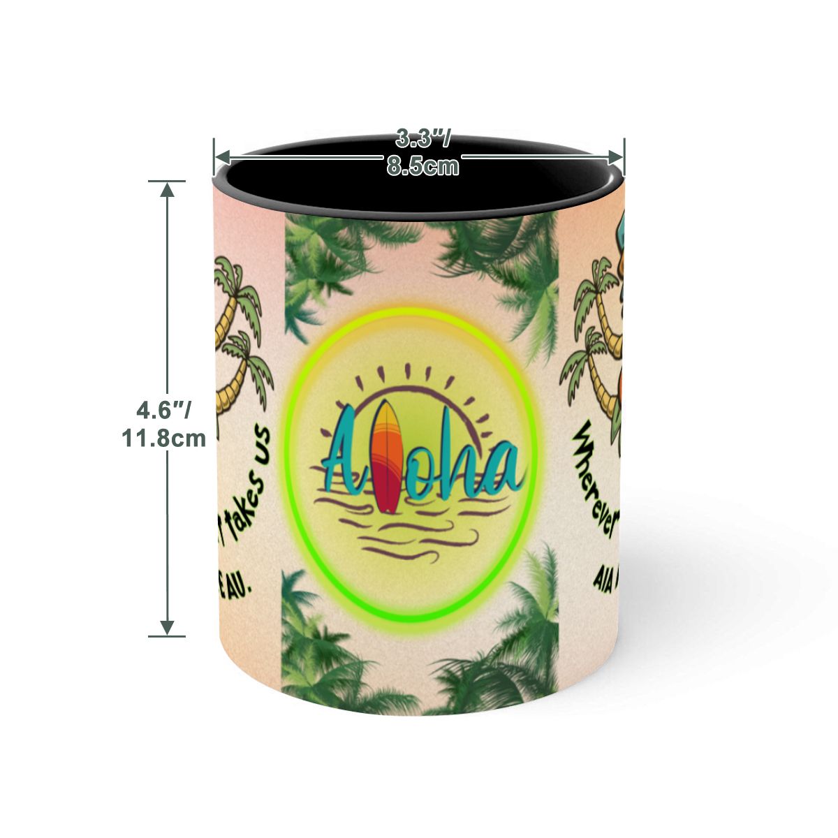 Large Colorful Mug (15oz) (Made in USA)