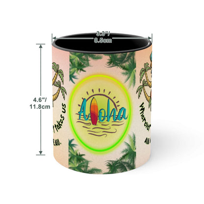 Large Colorful Mug (15oz) (Made in USA)