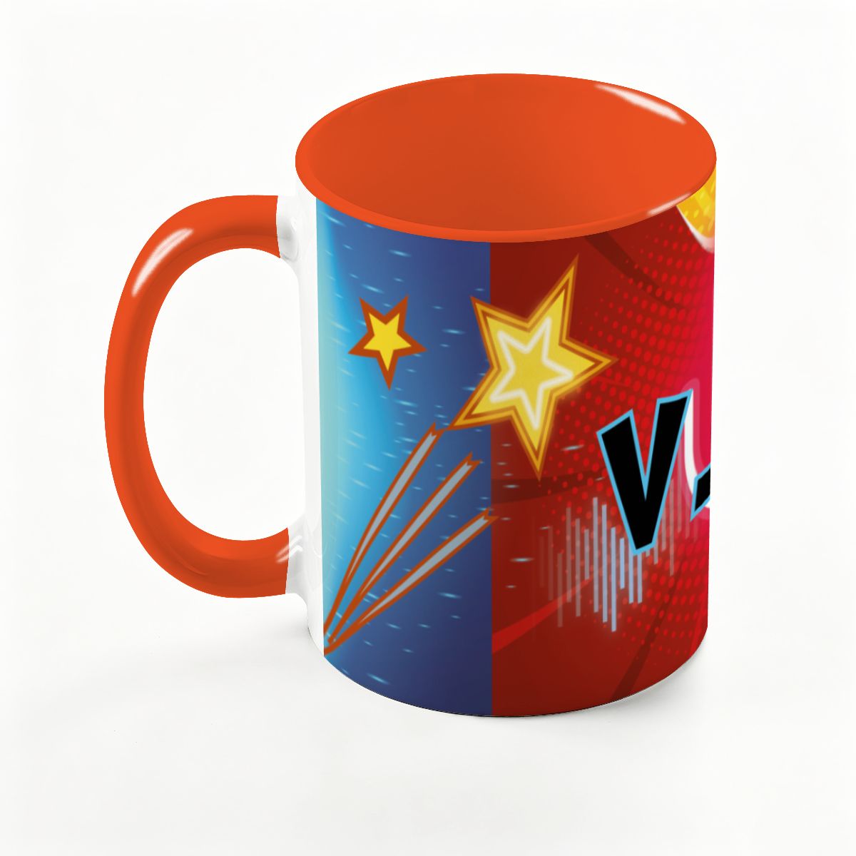 Large Colorful Mug (15oz) (Made in USA)