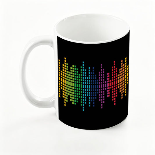 Soundwaves: Large Colorful Mug (15oz)