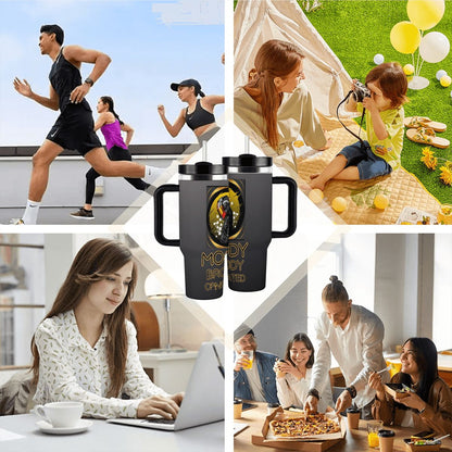40oz Tumbler with Handle and Straw (Made in USA)