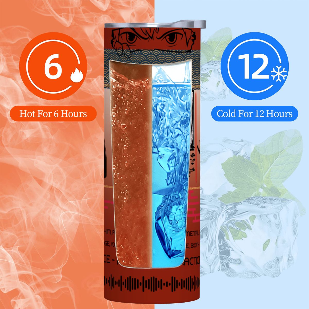 20oz Straight Stainless Steel Tumbler with Straw（Made in USA)