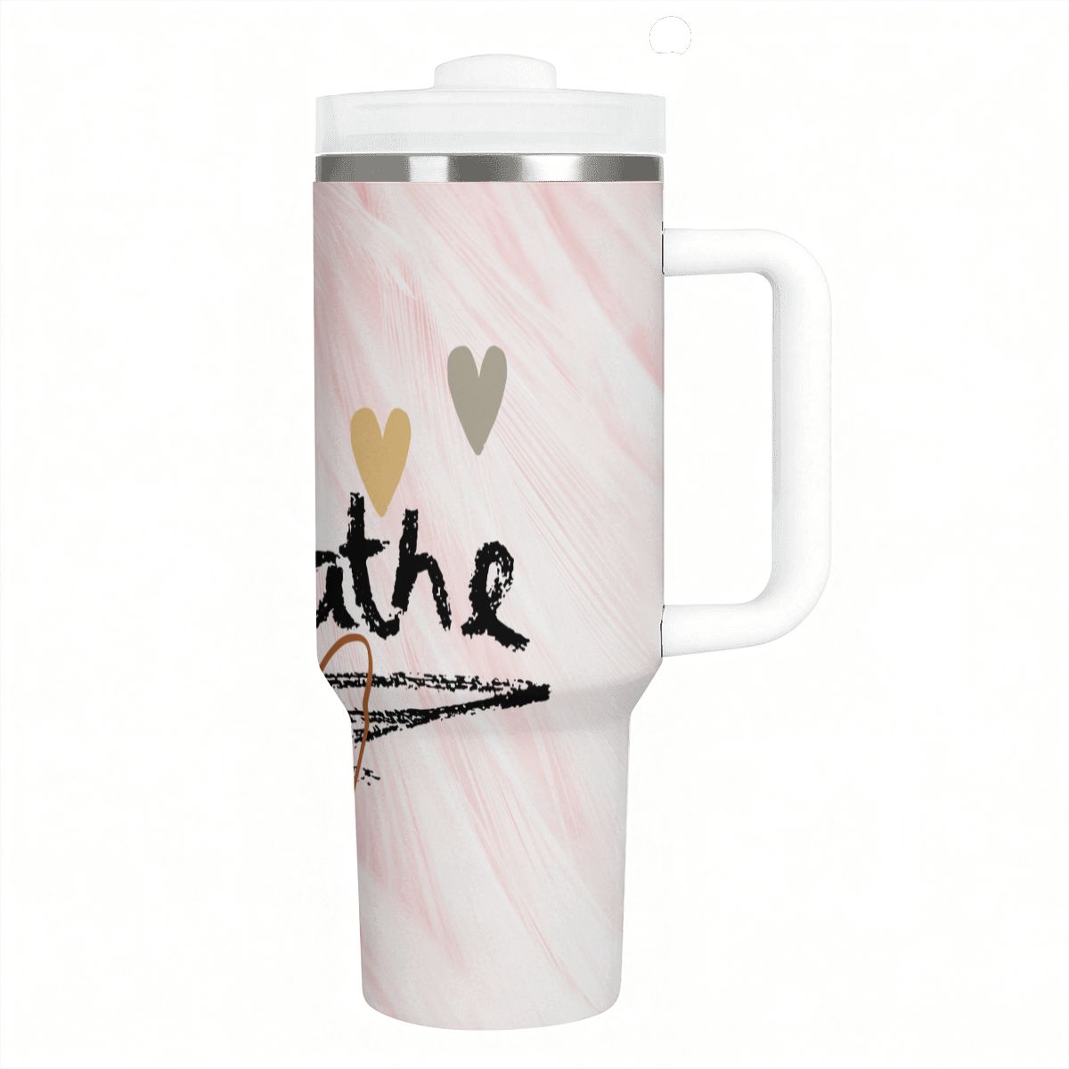 40oz Tumbler with Handle and Straw (Made in USA)