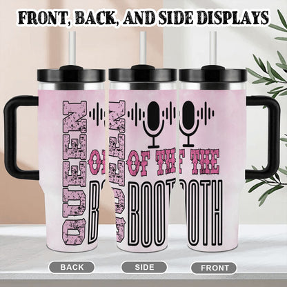 40oz Tumbler with Handle and Straw (Made in USA)