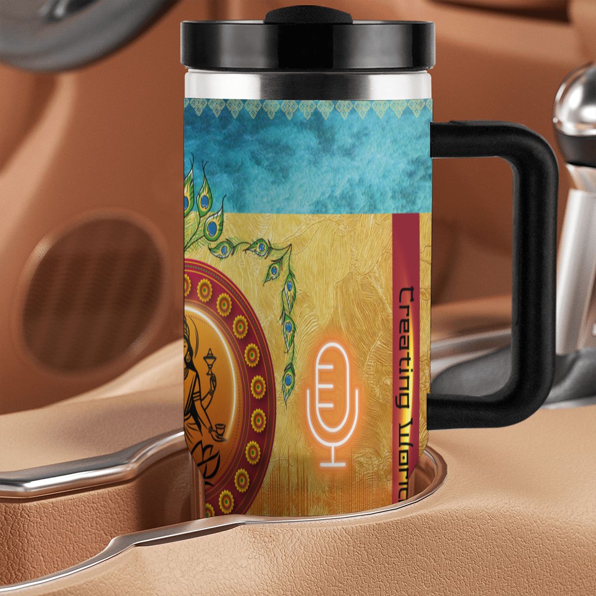 40oz Tumbler with Handle and Straw (Made in USA)