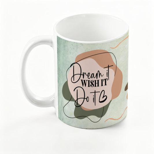 Motivational Quote: Large Colorful Mug (15oz)