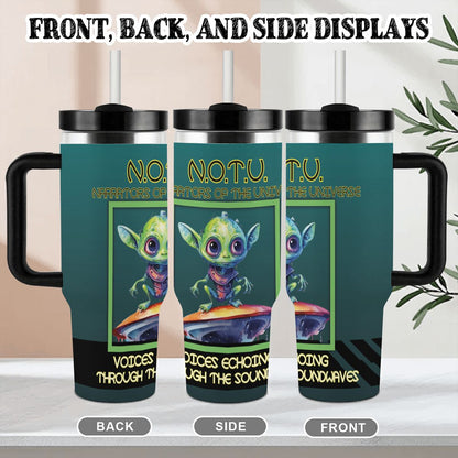 40oz Tumbler with Handle and Straw (Made in USA)