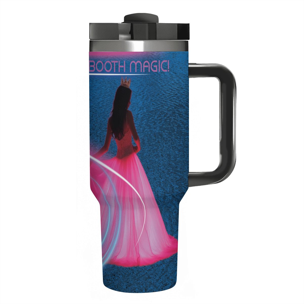 40oz Tumbler with Handle and Straw (Made in USA)