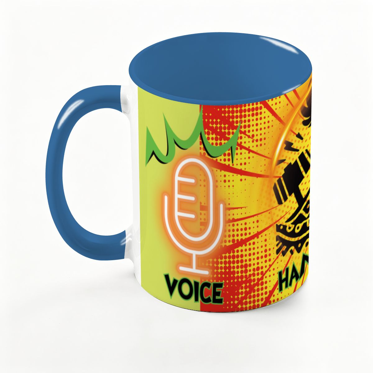 Large Colorful Mug (15oz) (Made in USA)