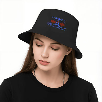 Narrators Creating Worlds:  Classic Adult Double Layer Bucket Hat
