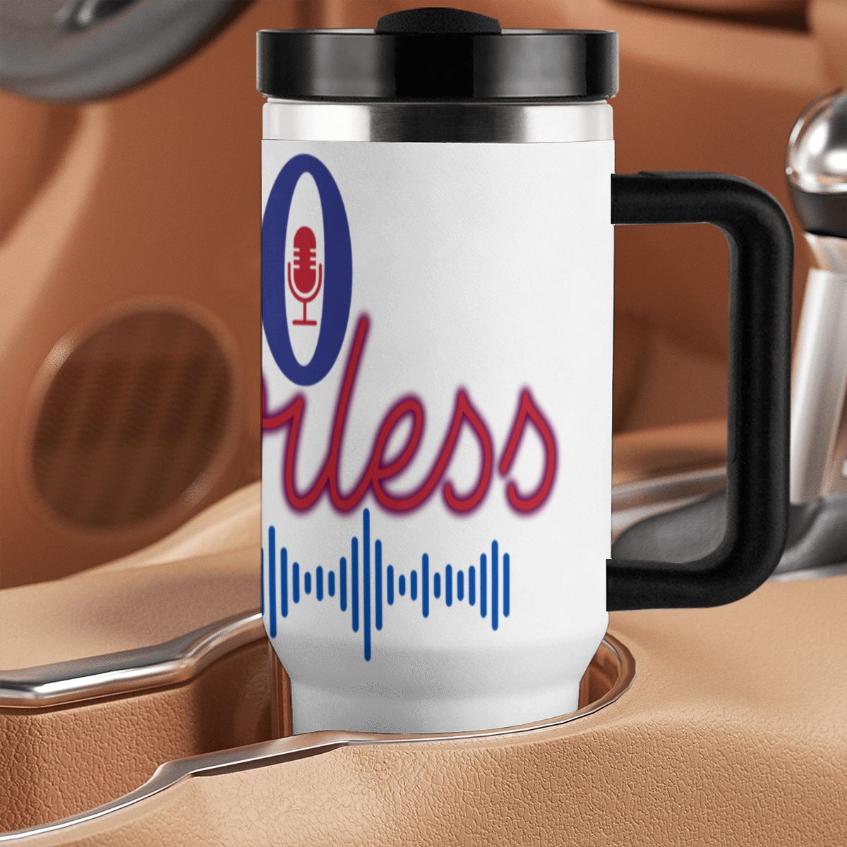 VO FEARLESS: 40oz Tumbler with Handle and Straw